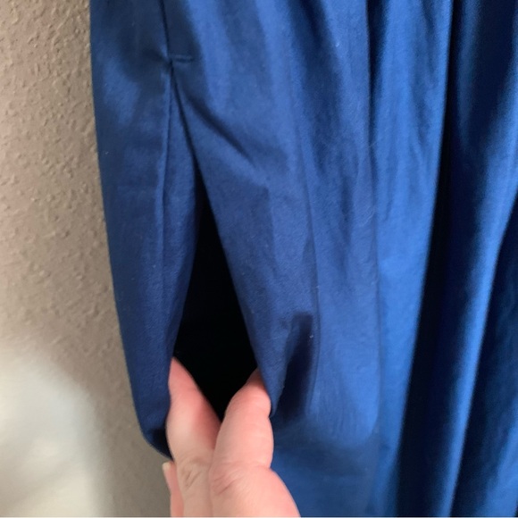 Madewell The Melody Scoopback Smocked Midi Dress in Blue Moon Size Medium NWT - Picture 10 of 17